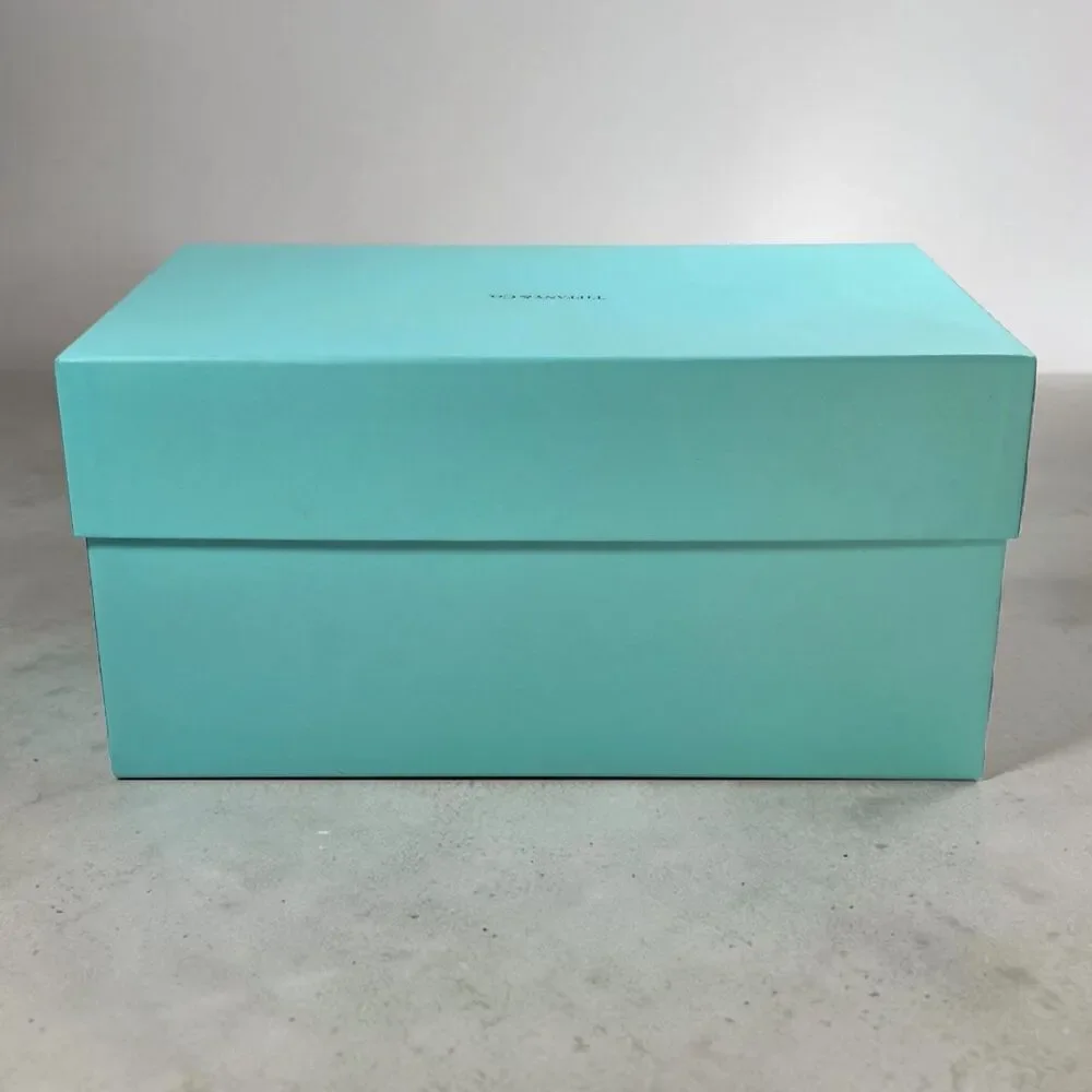 Tiffany & Co Robin Egg Blue Gift Box Large 13x8x6.5 Presentation Storage Flaws
